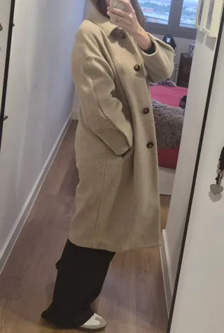Abrigo Sfera Beige Talla S