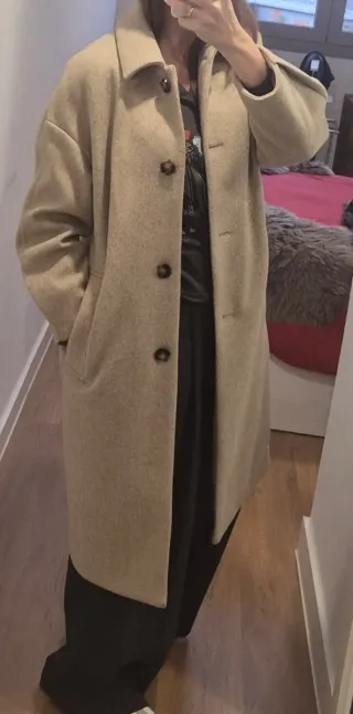 Abrigo Sfera Beige Talla S