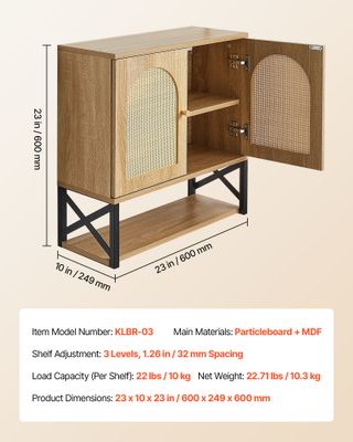 Mobiletto Bagno Pensile 2 Ante Ripiani Regolabili