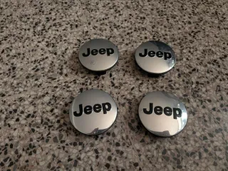 4 Tapas Centro Rueda Jeep 64mm Plata