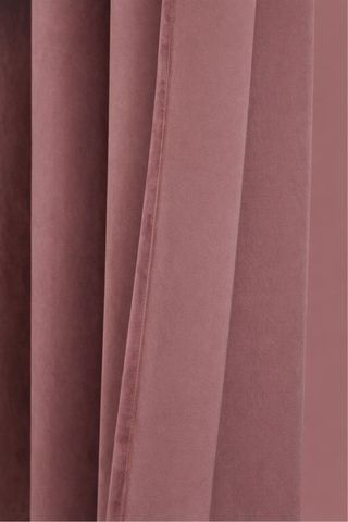 Cortinas Terciopelo Rosa Vintage