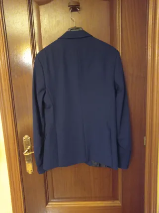 Traje de caballero azul