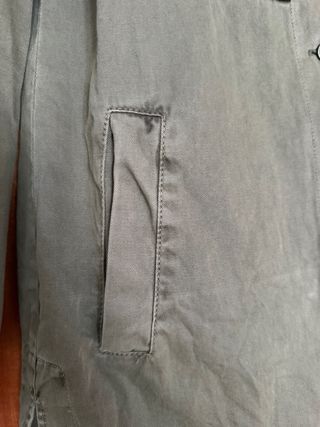 Chaqueta militar Zara Talla XS verde oliva