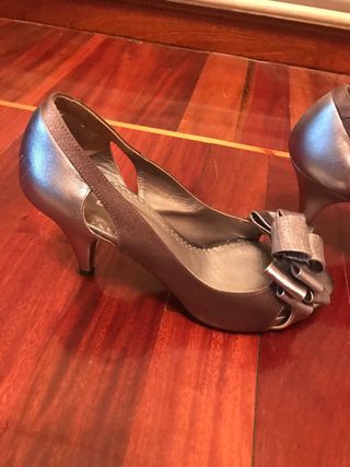 Zapatos de fiesta plateados Lodi talla 37