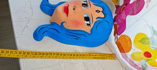 Maschera Bia Sfida della Magia Toei Vintage