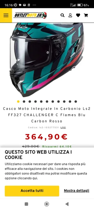Casco Moto LS2 Challenger R Carbon GT