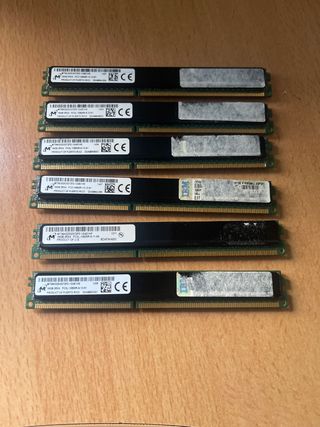 Lote 6 Memorias RAM Servidor IBM 16GB Total 96gb