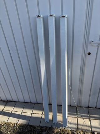 Apliques para fluorescentes (3 unidades)