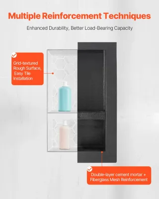 Nicchia per Doccia 40,6 x 61,0 cm Quattro Strati