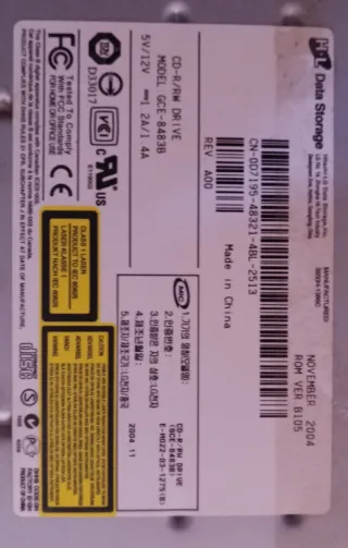 Set 5 Lettori DVD PC Fisso LG Write Master