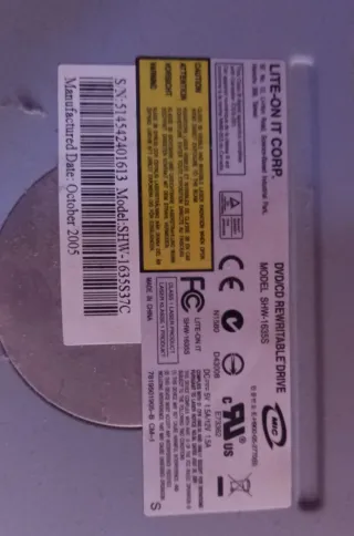 Set 5 Lettori DVD PC Fisso LG Write Master