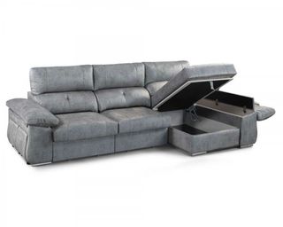 Sofa chaise longe extensible y reclinable