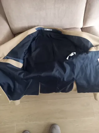 Chaqueta de vestir para niño beige