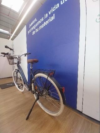 Bicicleta urbana clásica Elops 520 cuadro bajo 28 pulgadas