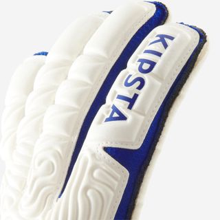 Guantes de portero F500 Viralto  Blanco/azul Adulto