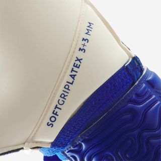 Guantes de portero F500 Viralto  Blanco/azul Adulto