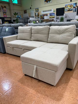 Sofá Cama Pau 215cm con Arcón