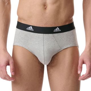 Calzoncillos slip pack 3 Hombre adidas negro