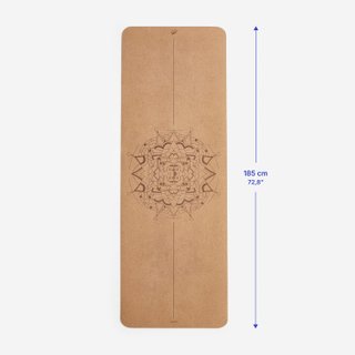 Esterilla Yoga Dinámico Diseño Mandala Corcho
