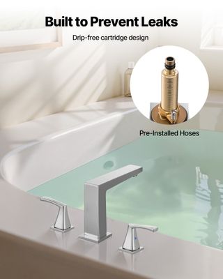 Set di Rubinetto Vasca Bagno Romano Miscelatore