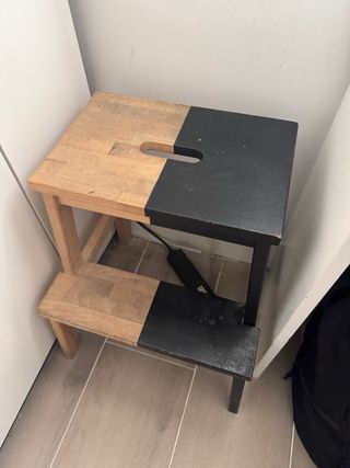 Taburete Escalera Ikea Madera