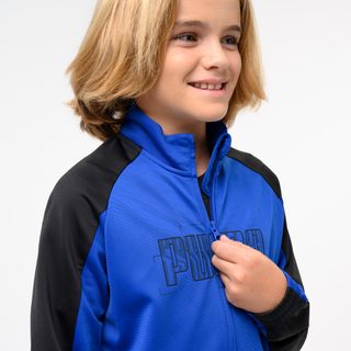 Chándal Puma Niños Azul Negro Poliéster