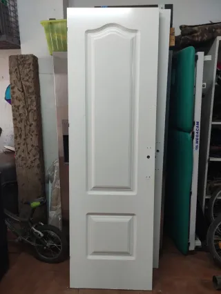 Puerta interior blancacon cristales