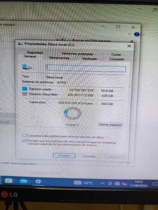Ordenador HP + Monitor + Teclado y ratón