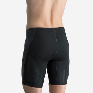 Bañador Neopreno Hombre Natación Nabaiji Negro/Turquesa