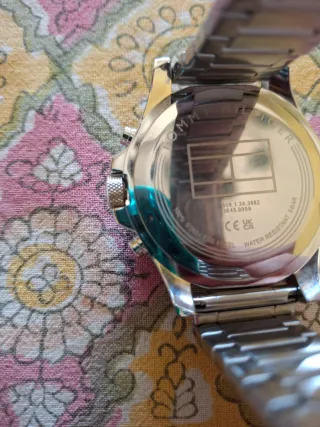 Reloj Tommy Hilfiger Caballero Negro/Plata