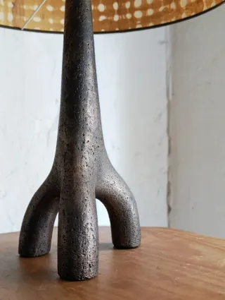 Gran lámpara diseño brutalista - Vintage 70s