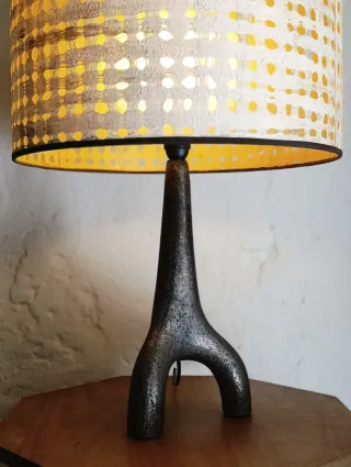 Gran lámpara diseño brutalista - Vintage 70s