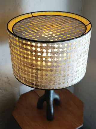 Gran lámpara diseño brutalista - Vintage 70s