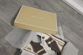 Zapatillas Michael Kors Marrón/Dorado/Blanco