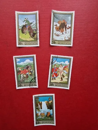 Serie francobolli Mongolia