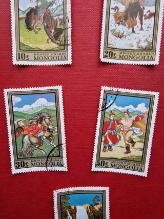 Serie francobolli Mongolia