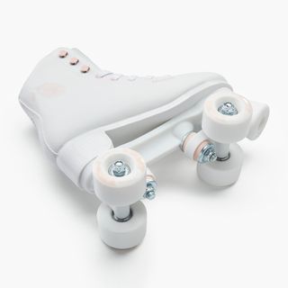 Roller Artístico Quad 100 Blanco Tallas Pequeñas