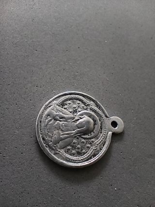 Colgante Virgen color Plata