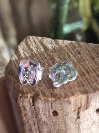 Pendientes Oso y Trébol Plata S925