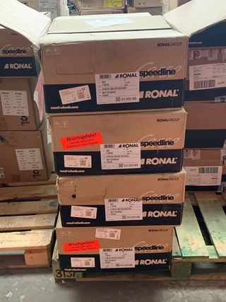 4 llantas Ronal r41 7X16 5X114.3 ET40 BLACK