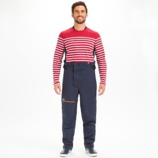 Peto pantalón impermeable vela Hombre Sailing 300 azul
