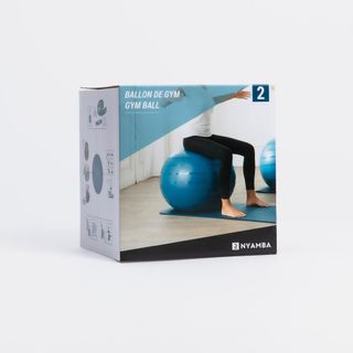 Fitball Pelota Pilates Resistente Talla M - 65 cm Turquesa
