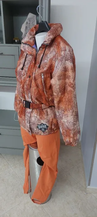Tuta da sci Kappa fantasia arancio