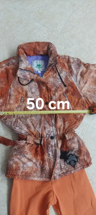 Tuta da sci Kappa fantasia arancio