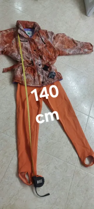 Tuta da sci Kappa fantasia arancio