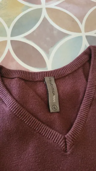 Set 4 maglionci uomo grigio e bordeaux