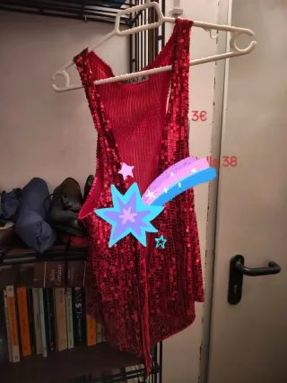 Chaleco Zara lentejuelas talla 38