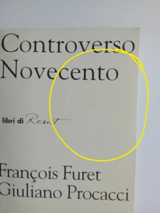 Controverso Novecento di F. Furet/G.Procacci