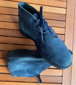 Scarponcino scamosciato Ig&Co colore blu notte