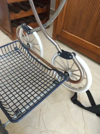 Carrito de muñecas vintage,